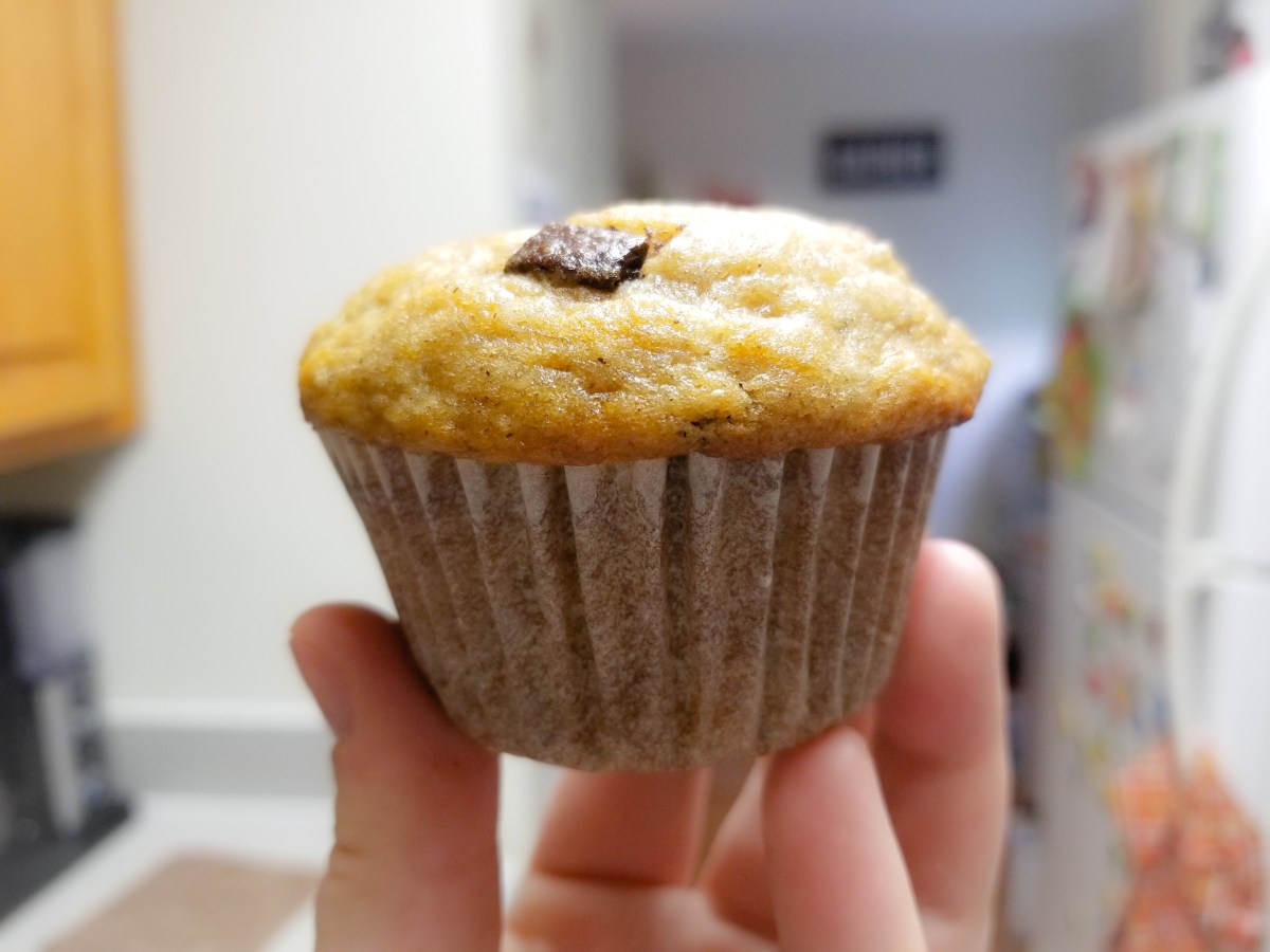 Moist Chocolate Chip Banana Bread&nbsp;Muffins